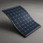 Curved solar panel